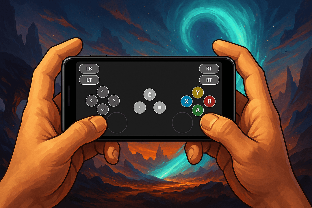 Phone as gamepad demonstration